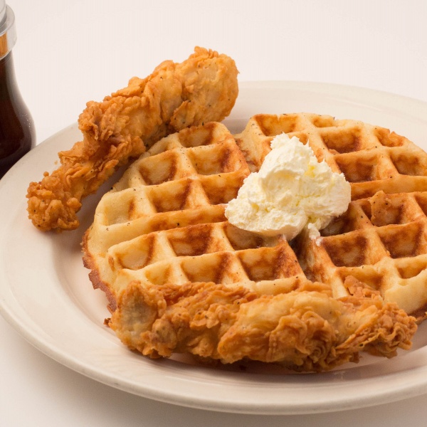 Order Chicken and Waffle food online from Victor's Deli and Restaurant store, Houston on bringmethat.com