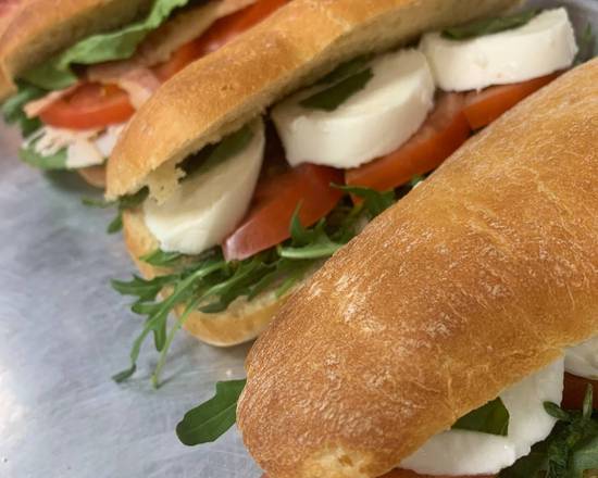 Order Bocconcini Panini food online from L'Artisan Cafe &amp; Bakery store, Providence on bringmethat.com