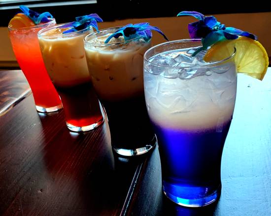 Order Thai Iced Coffee food online from Blue Orchid Pan Asian Cuisine store, New Haven on bringmethat.com