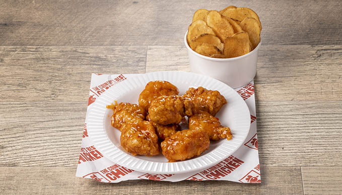 Order Boneless Wings Combo - 8 Piece food online from The Country's Best Chicken store, Monticello on bringmethat.com