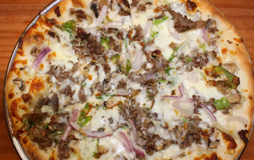 Order Philly Cheesesteak Pizza food online from Stefano's Brooklyn Pizza store, Harlingen on bringmethat.com