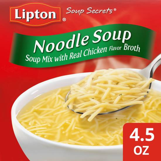 Order Lipton Soup Secrets Noodle Soup Mix with Real Chicken Flavor Broth, 4.5 OZ food online from CVS store, LA QUINTA on bringmethat.com