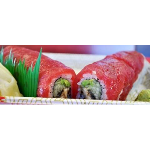 Order Red Dragon Roll food online from Vic Sushi store, Willow Grove on bringmethat.com