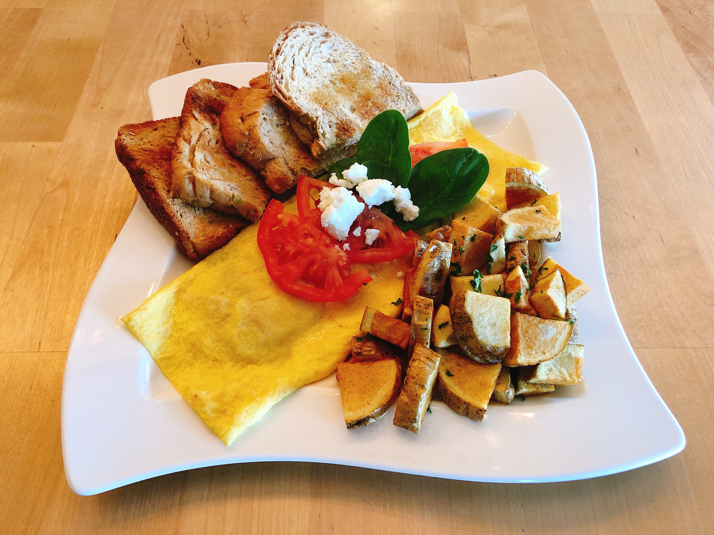 Order Greek Omelet food online from Jireh Bakery Cafe store, Centreville on bringmethat.com