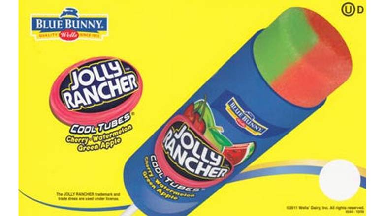Order Blue Bunny Jolly Rancher Cool Tubes 3 Oz food online from Valero Food Mart store, Murrayville on bringmethat.com