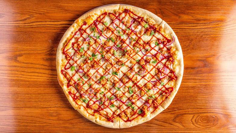 Order BBQ Chicken 18" food online from Flippin' Pizza store, Dana Point on bringmethat.com