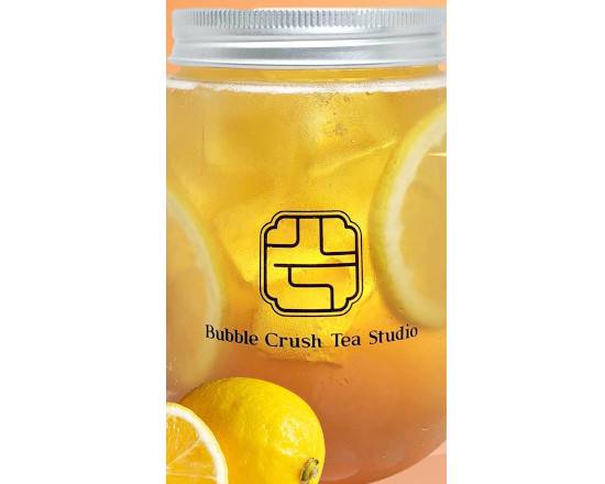 Order Kumquat Lemon Ice Black Tea food online from Bubble Crush Tea Studio store, Cape Girardeau on bringmethat.com