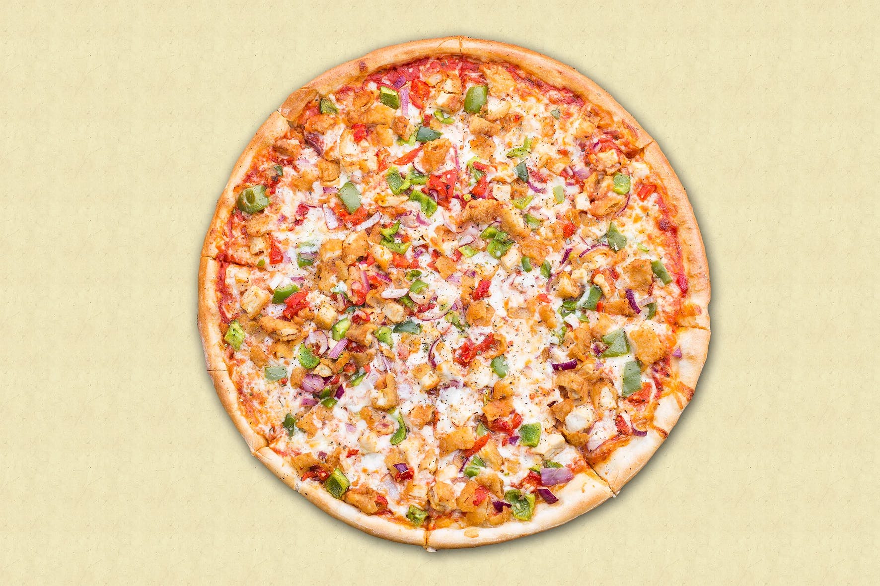 Order Mexican Pizza - Medium 12" (6 Slices) food online from Pizza Bella store, Albany on bringmethat.com