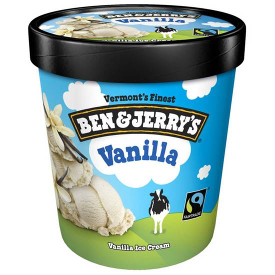 Order Ben & Jerry's Ice Cream - Vanilla food online from IV Deli Mart store, Goleta on bringmethat.com
