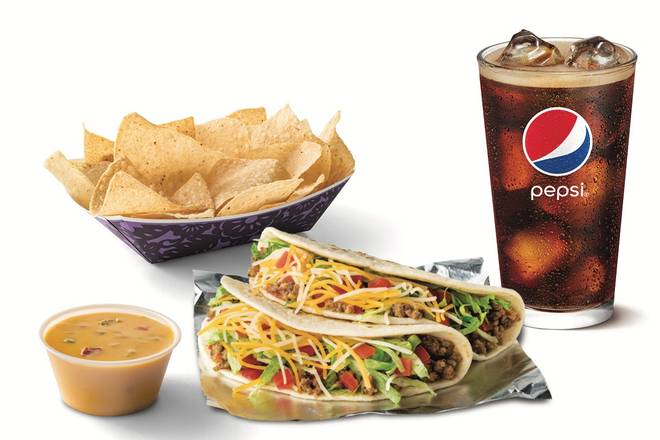 Order 3. Ground Beef Taco Combo food online from Taco Cabana store, Murphy on bringmethat.com