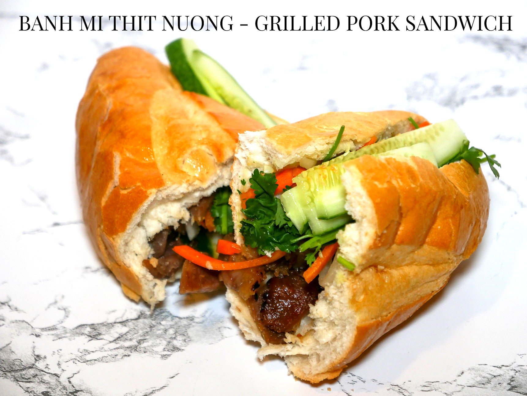 Order Banh Mi Thit Nuong food online from Pho Thien Vietnamese Kitchen store, Naperville on bringmethat.com