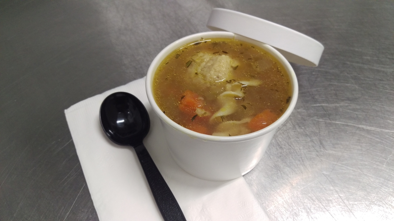 Order Matzoh Ball Soup food online from The Bagel Place store, Philadelphia on bringmethat.com