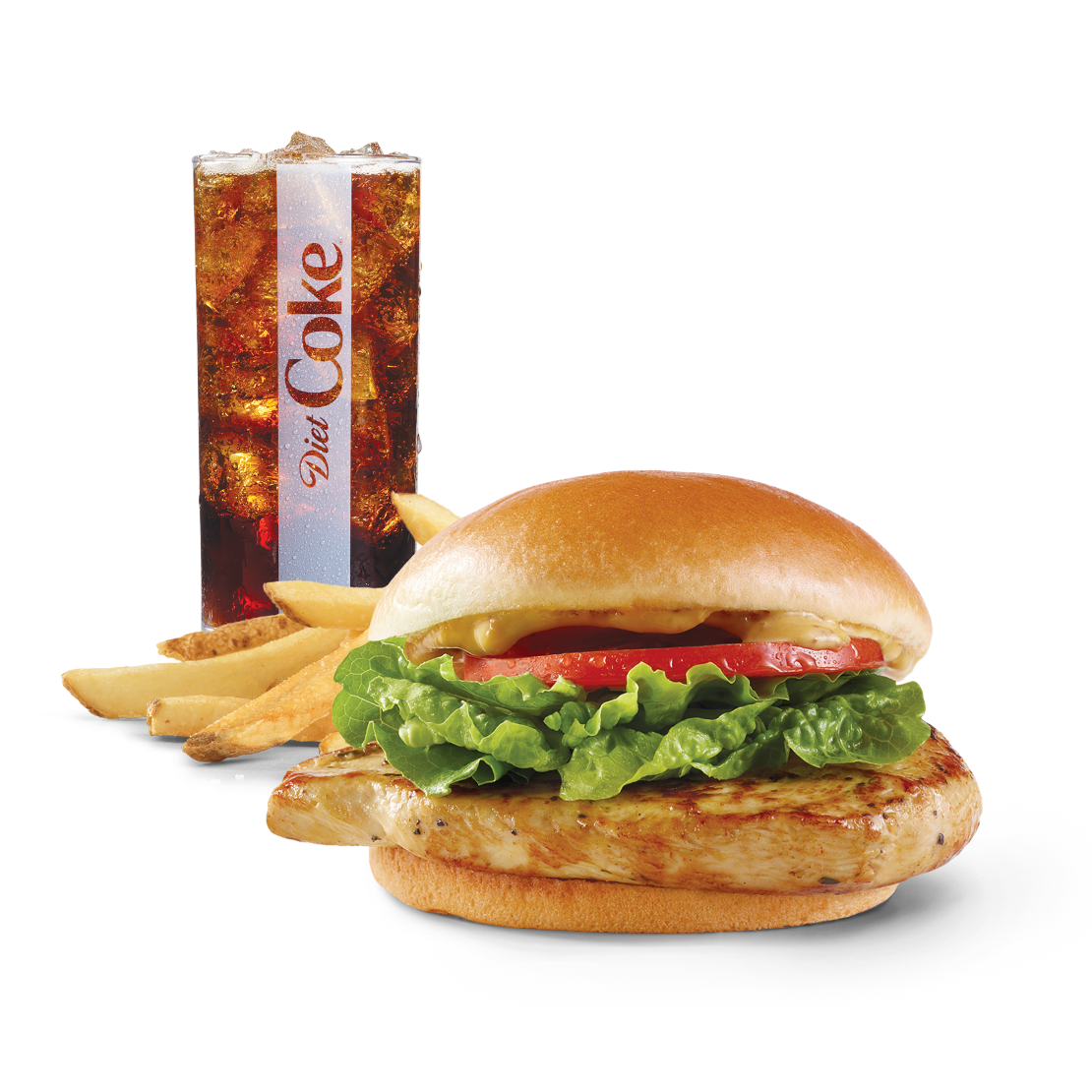 Order Grilled Chicken Sandwich Combo food online from Wendy store, Dunnellon on bringmethat.com