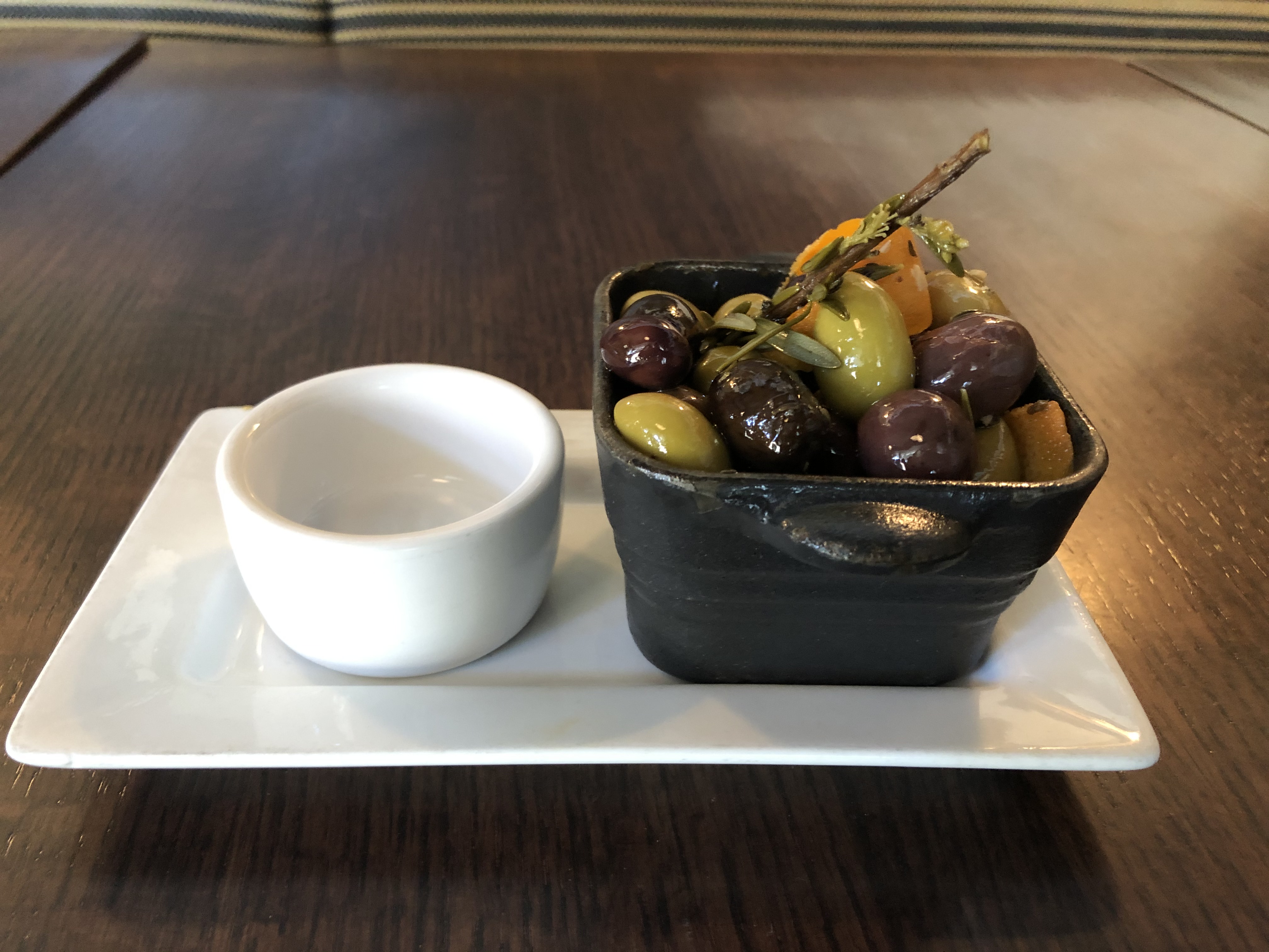 Order Warm Marinated Olives food online from Timber & Salt store, Redwood City on bringmethat.com