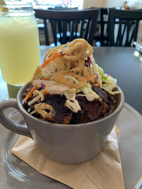 Order Pulled Pork Sundae food online from Down To Earth Cafe + Deli store, Cotati on bringmethat.com