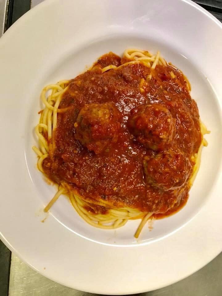 Order Side of Spaghetti with Meatballs - Side food online from Capizzi Italian Kitchen store, Paris on bringmethat.com