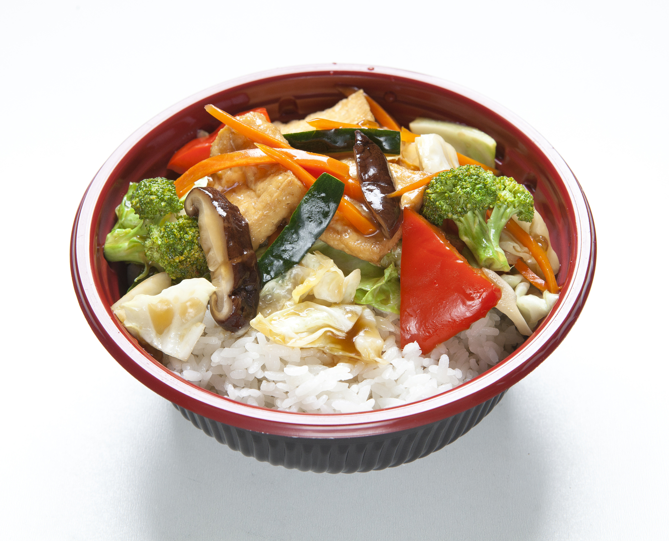 Order Tofu and Veggie Teriyaki Rice Bowl food online from Ninja Teriyaki Sushi 2 Go store, Las Vegas on bringmethat.com