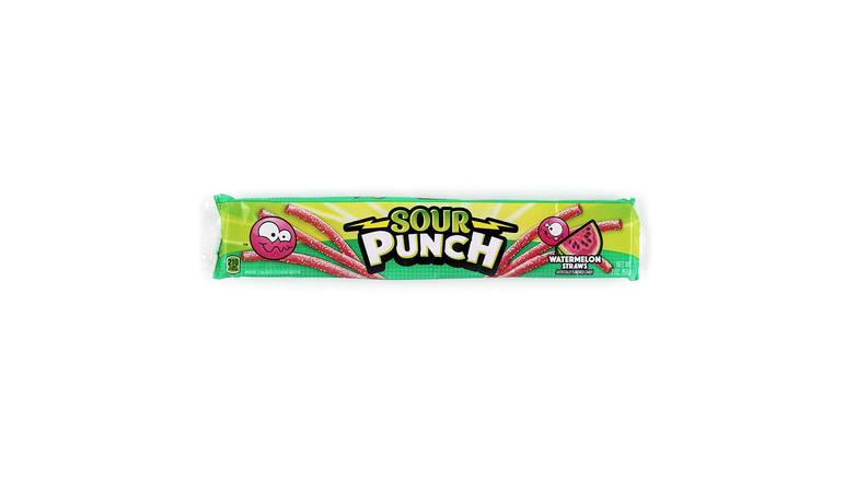 Order Sour Punch Watermelon Sour Straws food online from Trumbull Mobil store, Trumbull on bringmethat.com