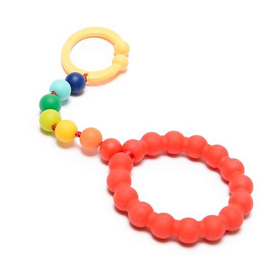 Order chewbeads® Baby Gramercy Teether Stroller Toy in Rainbow food online from Bed Bath & Beyond store, Lancaster on bringmethat.com