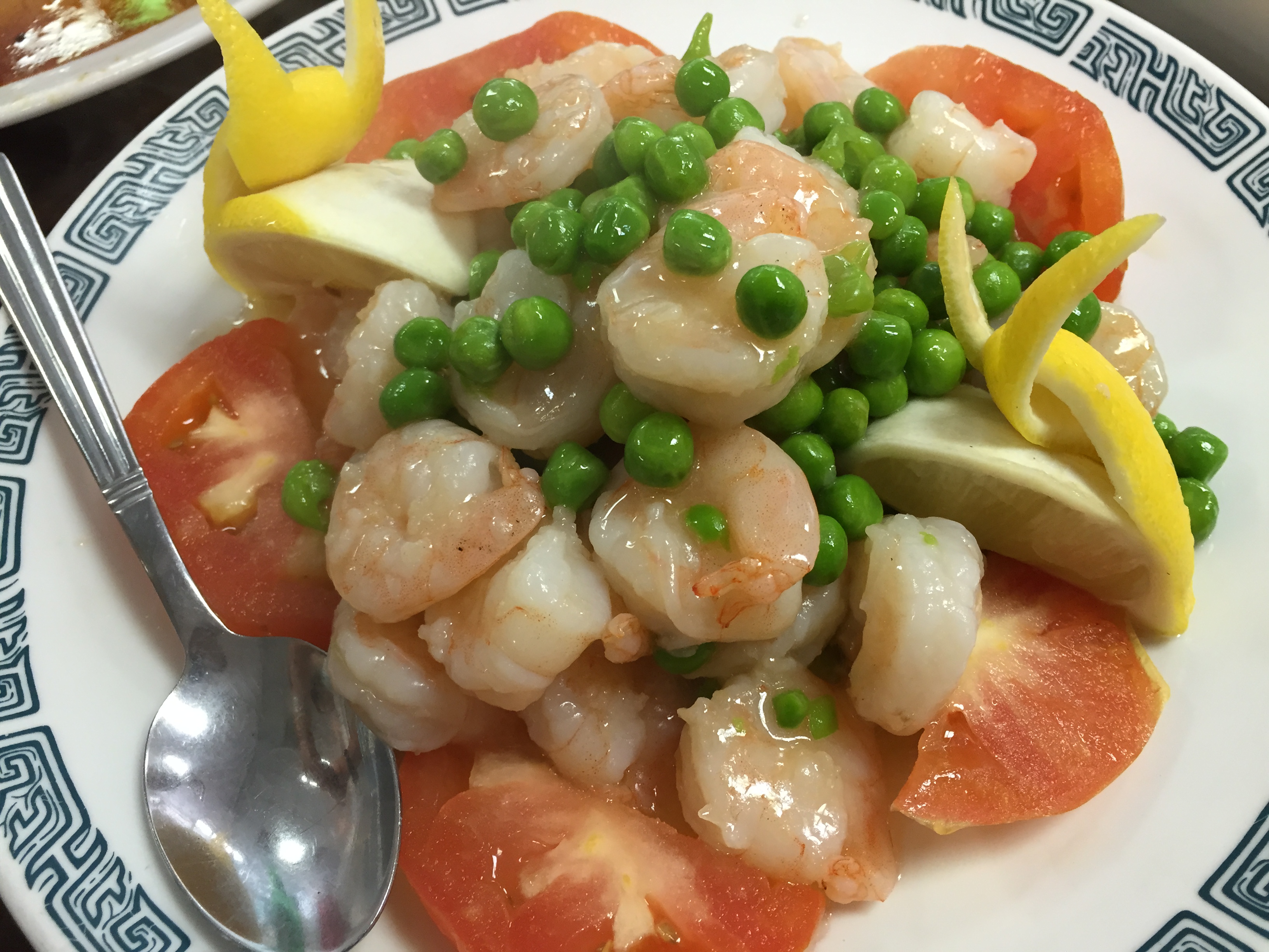 Order Baby Shrimp with Green Peas food online from Deluxe Green Bo Restaurant store, New York on bringmethat.com