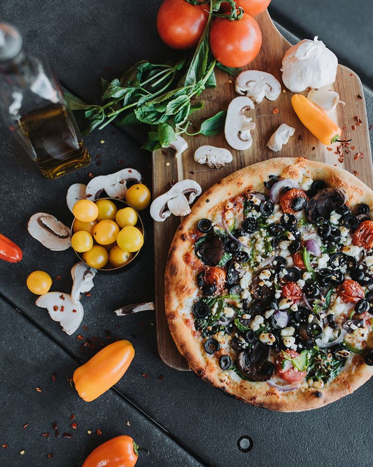 Order The Veggie Pizza food online from Cherokee Brewing & Pizza Company store, Dalton on bringmethat.com