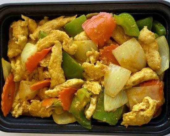 Order Curry Chicken food online from Little Chef Chinese Takeout @Aztec Food Hub store, San Diego on bringmethat.com