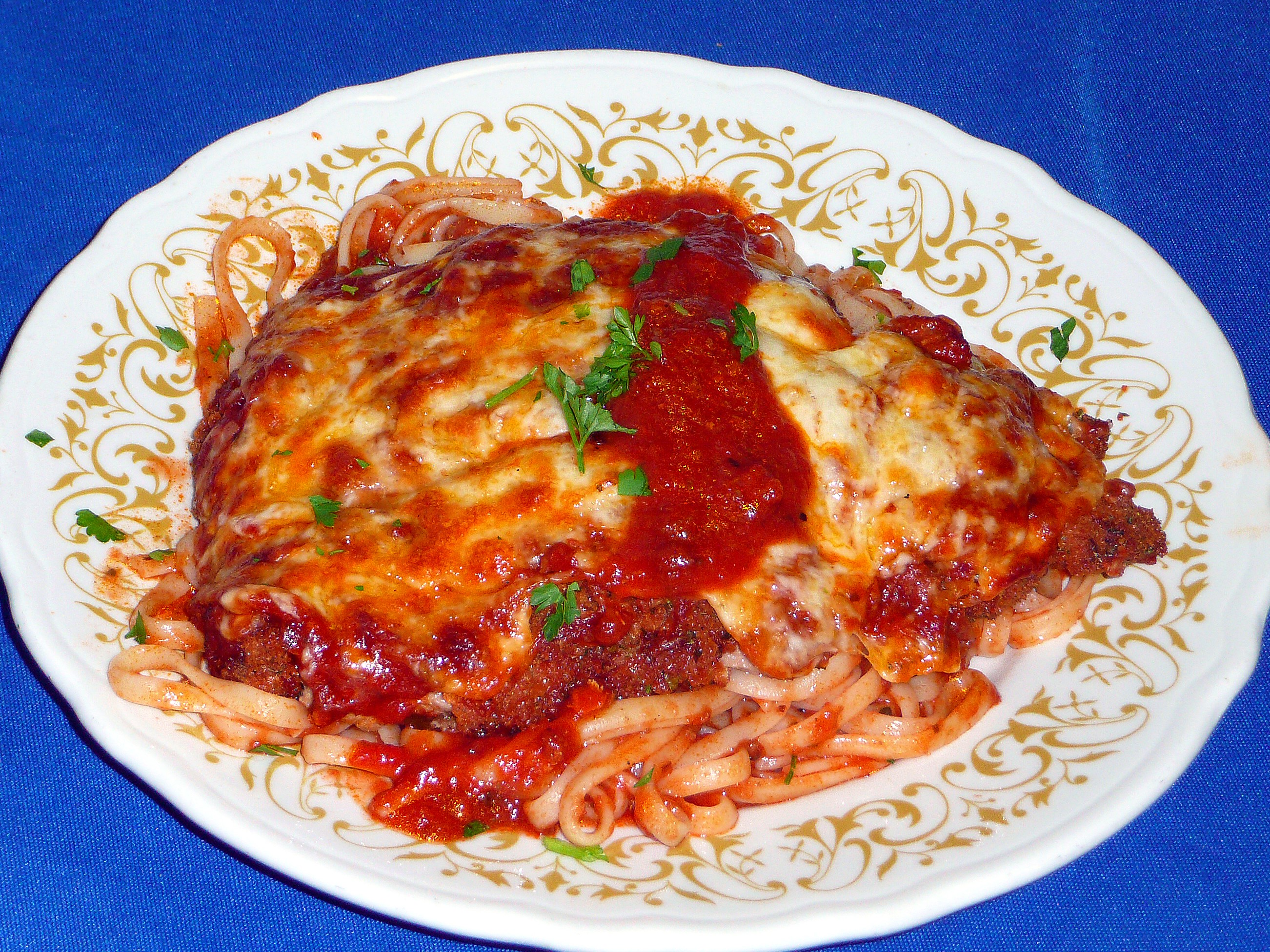 Order Chicken Parmesan food online from Corsis Restaurant & Banquet Hall store, Livonia on bringmethat.com