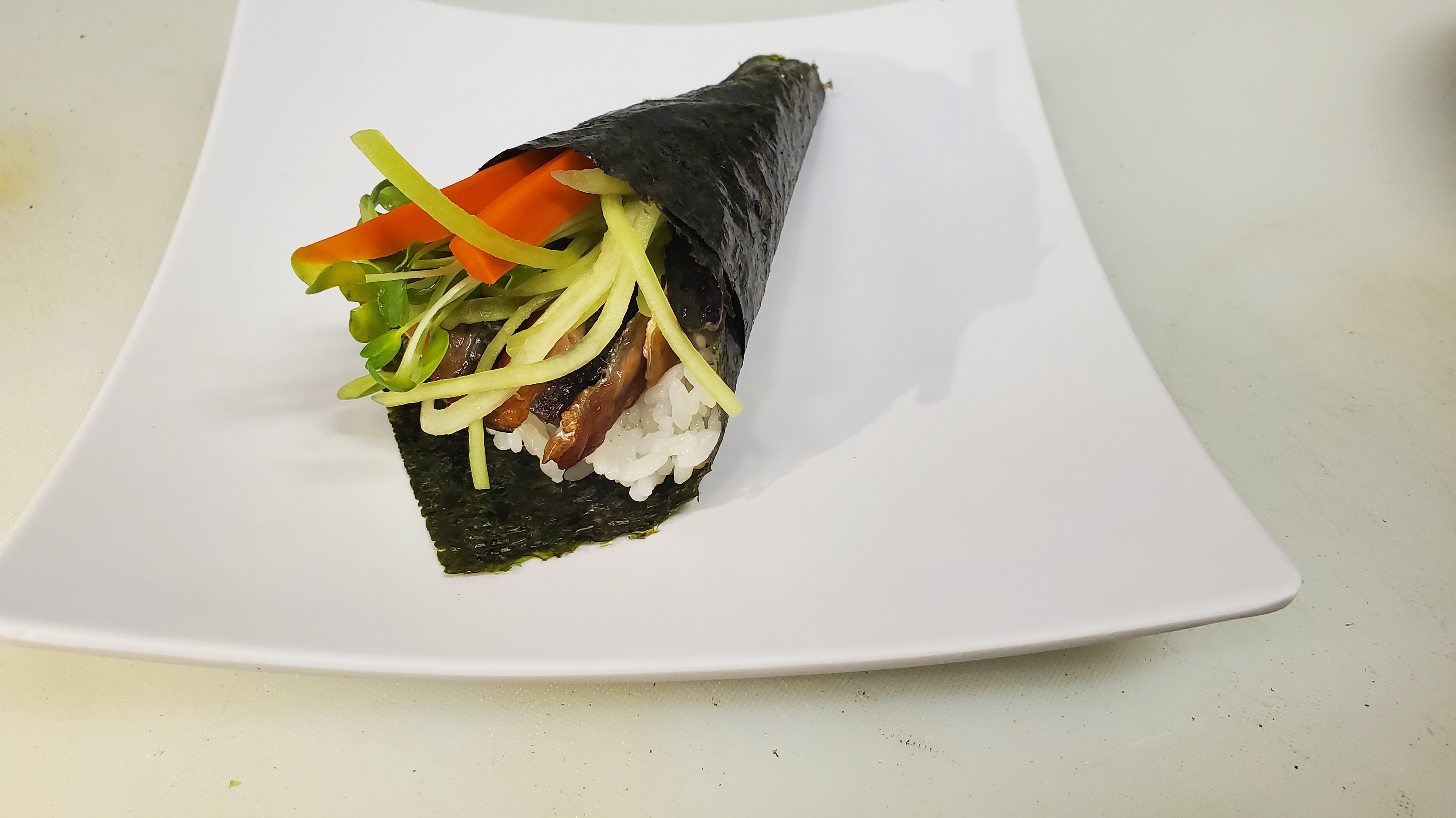 Order Salmon skin hand roll food online from Sushi Loco store, Long Beach on bringmethat.com