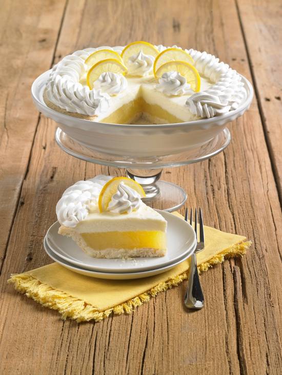 Order Double Cream Lemon Pie food online from Marie Callender store, Las Vegas on bringmethat.com