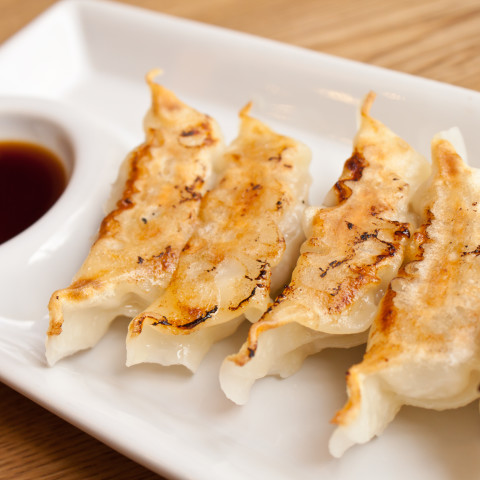 Order J1. Six Gyoza food online from Nagoya Sushi, Ramen, Chinese store, Medford on bringmethat.com