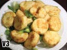 Order V3. Japanese Tofu with King Mushroom 皇子菇扒玉子豆腐 food online from Good Children store, Westmont on bringmethat.com