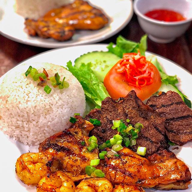 Order Surf and Turf Plate food online from Pho Ca Dao Grill store, Chula Vista on bringmethat.com