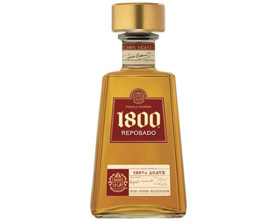 Order 1800 Reposado Tequila, 750mL liquor (40% ABV) food online from Samco Food Store store, Bakersfield on bringmethat.com