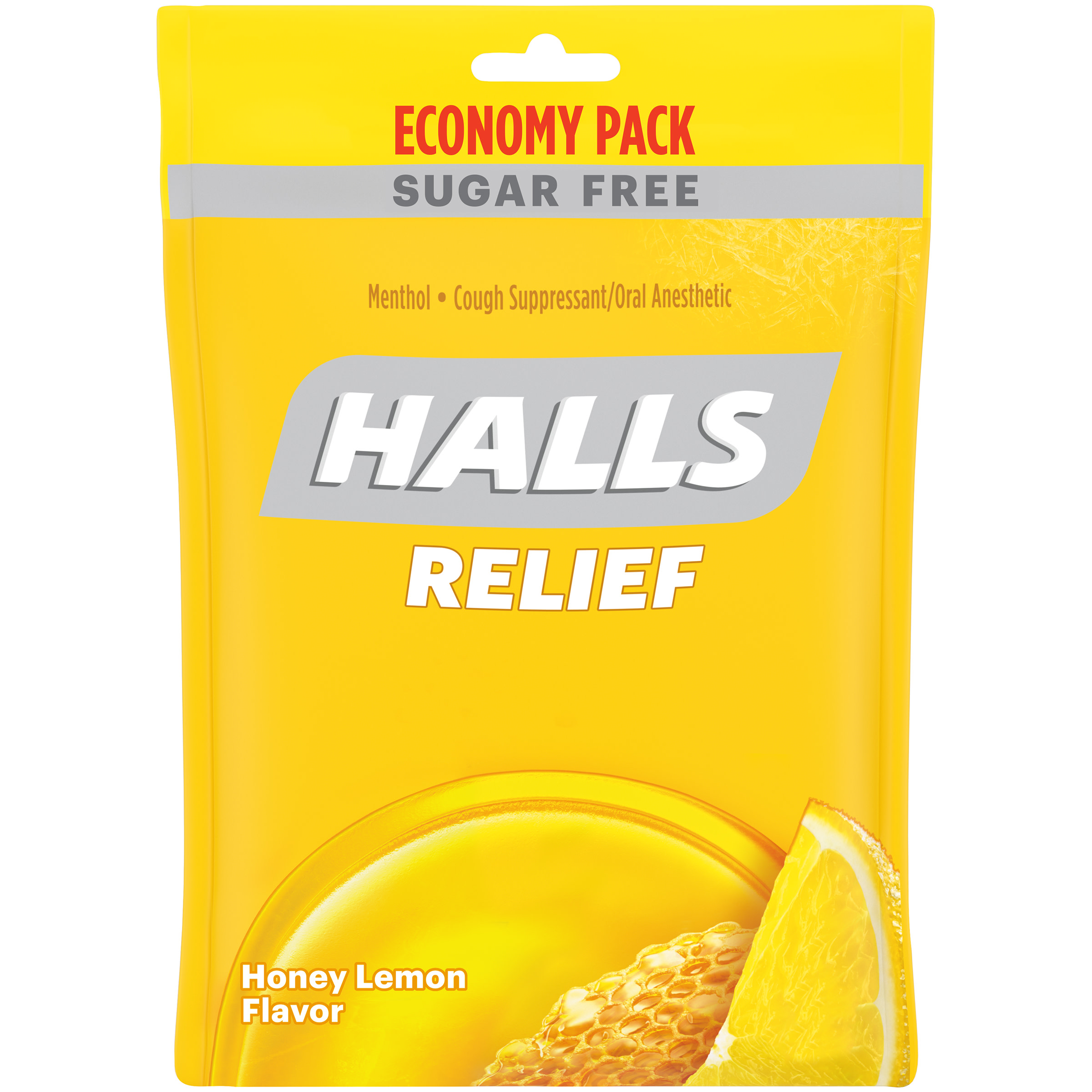 Order Halls Relief Cough Drops - Honey Lemon, 70 ct food online from Rite Aid store, PAULSBORO on bringmethat.com