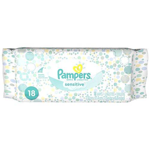 Order Pampers Baby Wipes Convenience Pack - 18.0 ea food online from Walgreens store, La Crosse on bringmethat.com