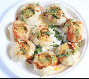 Order Dahi Batata Sev Puri food online from Oasis Multicuisine store, Baton Rouge on bringmethat.com