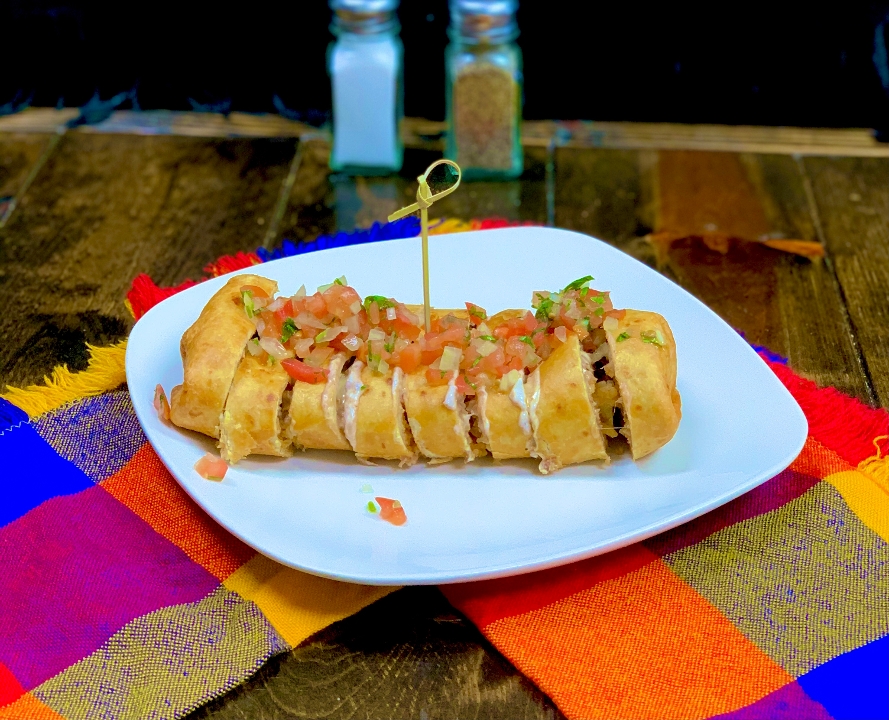 Order Chimichanga Slices food online from Cocina Village store, Fresno on bringmethat.com
