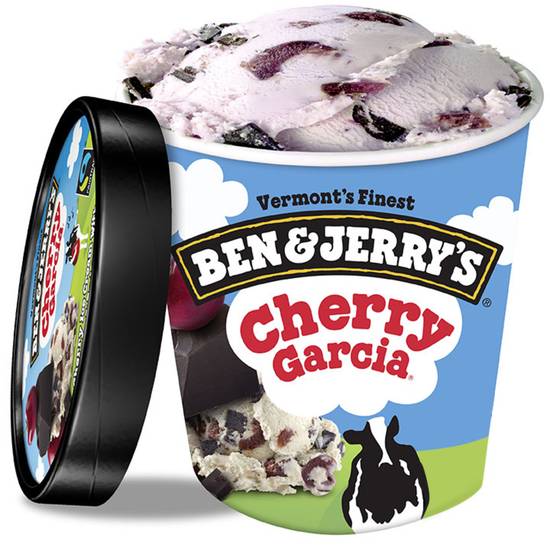 Order Ben & Jerry's Cherry Garica Ice Cream Pint food online from Papa Gino's store, Stoneham on bringmethat.com