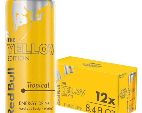 Order Red Bull The Yellow Edition (8.4oz) food online from Alaska Ephesus Convenience Store store, Anchorage on bringmethat.com