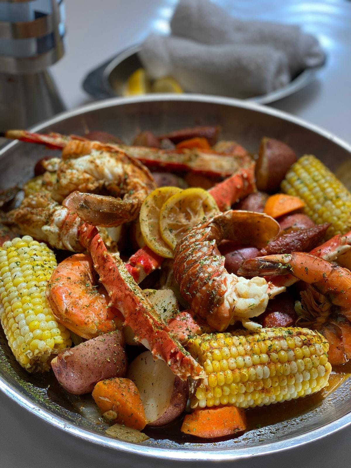 Order Lobster Tail (6 oz) food online from Juicy Crawfish store, Covington on bringmethat.com