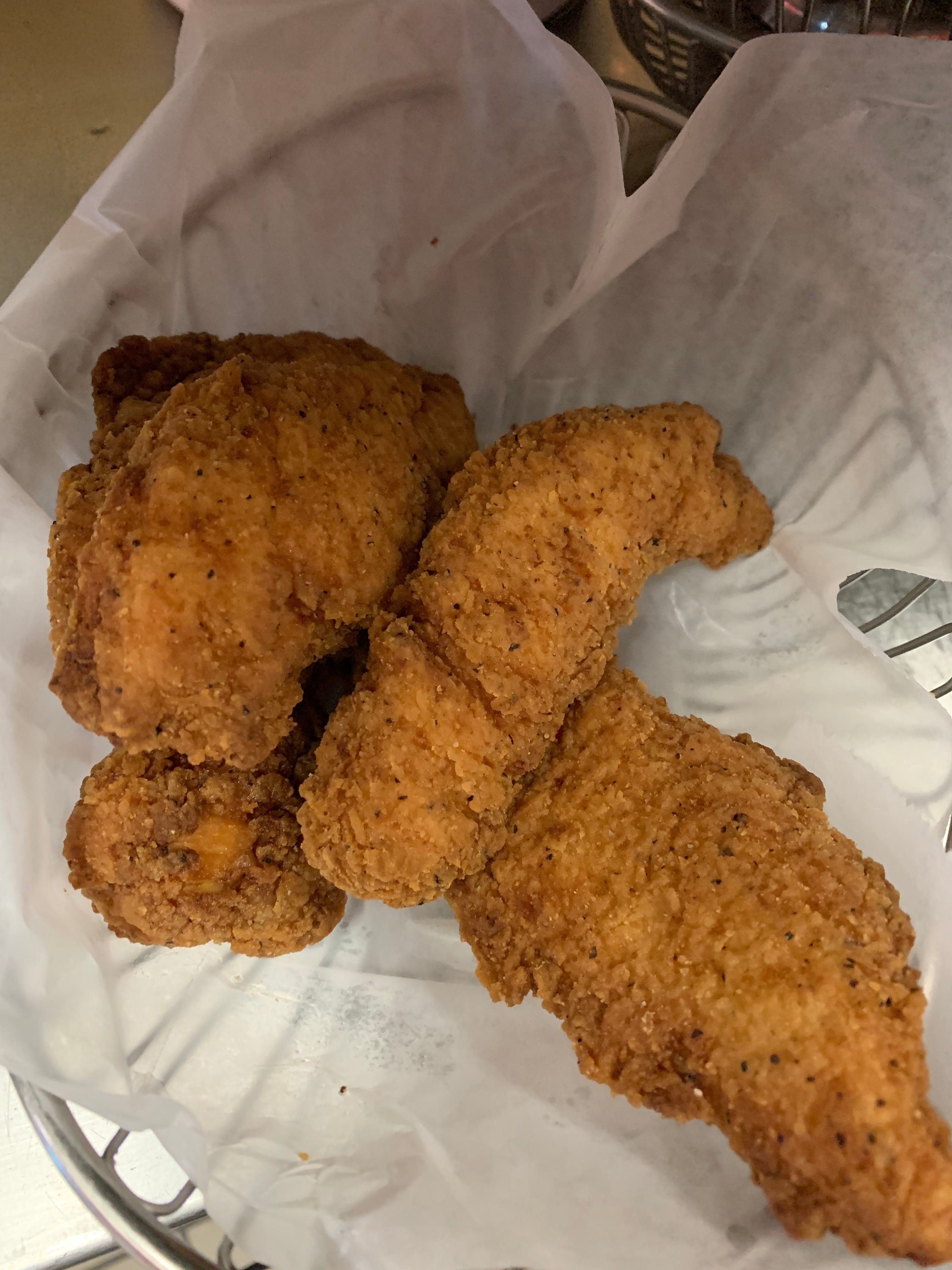 Order Chicken Fingers - 5 Pieces food online from Sals Pizza store, Suffolk on bringmethat.com