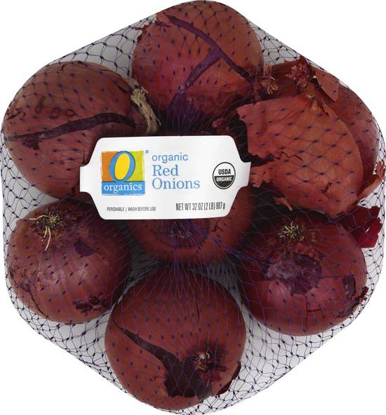 Order O Organics · Organic Red Onions (32 oz) food online from Albertsons store, Eugene on bringmethat.com