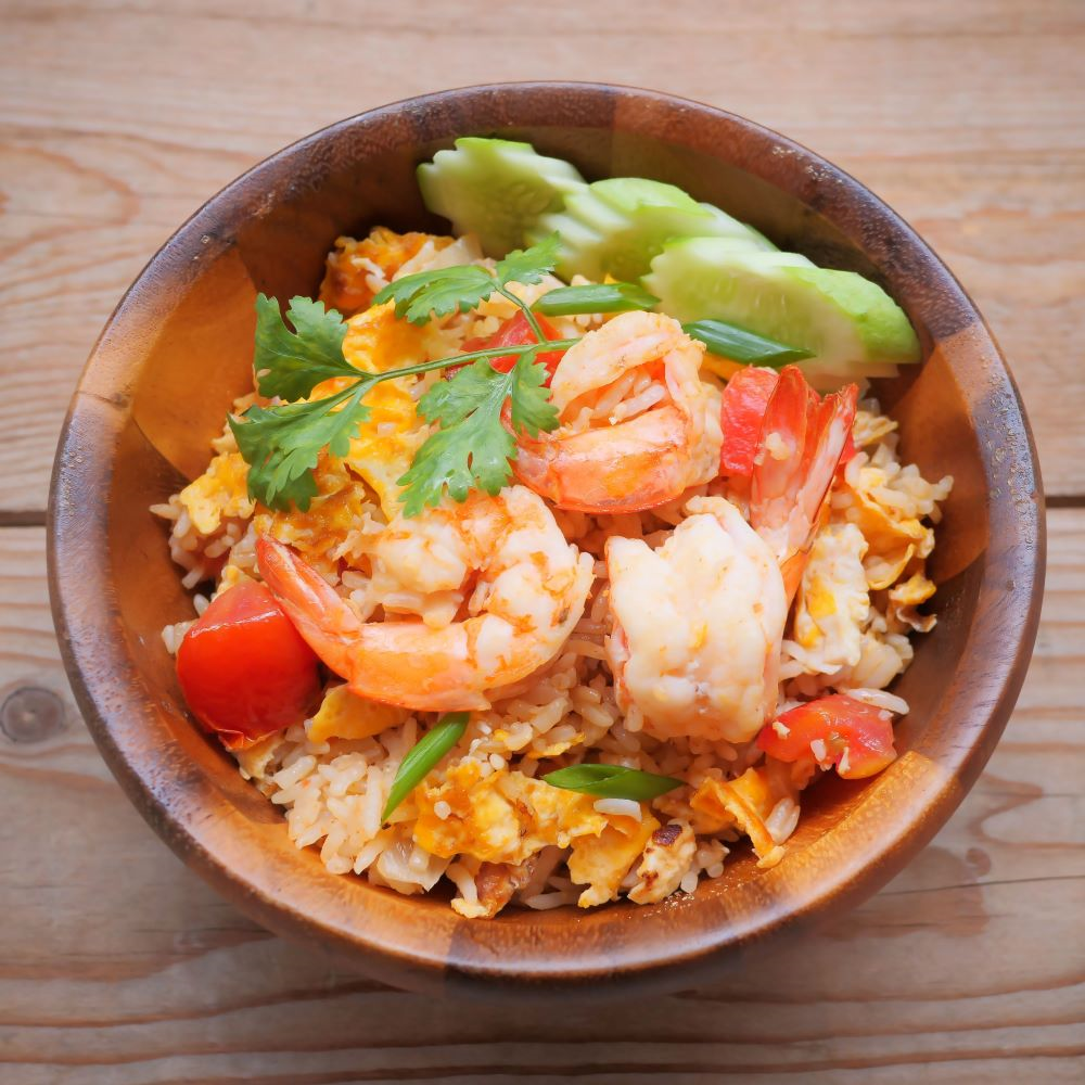 Order Basil Fried Rice food online from Zabb Thai Spice Kitchen store, Las Vegas on bringmethat.com