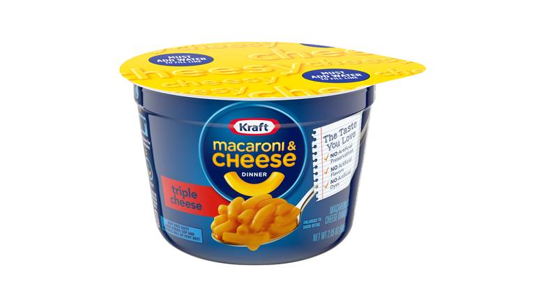 Order Kraft Triple Cheese Macaroni And Cheese Dinner food online from Trumbull Mobil store, Trumbull on bringmethat.com