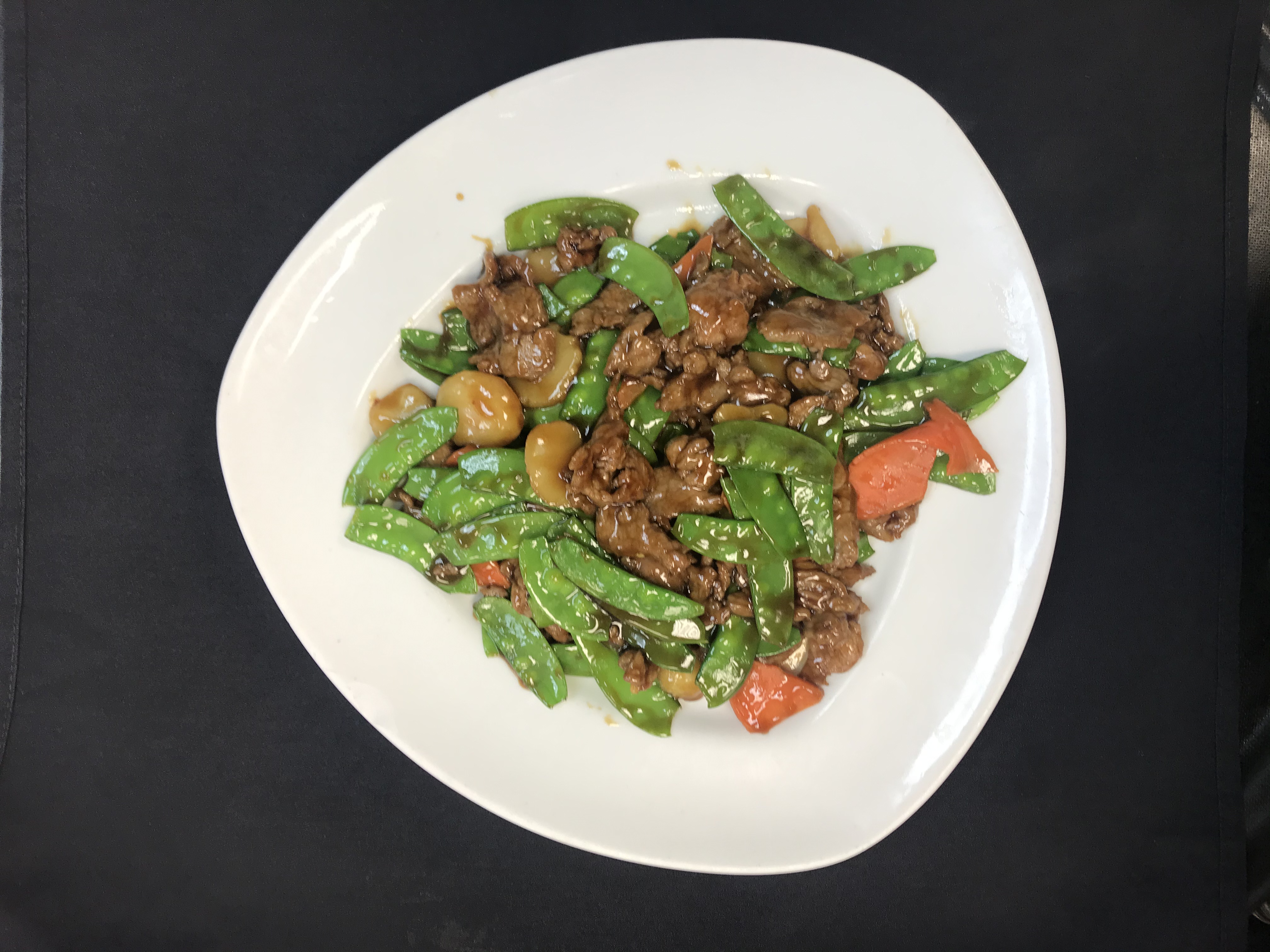 Order Snow Peas Beef food online from Little V store, League City on bringmethat.com