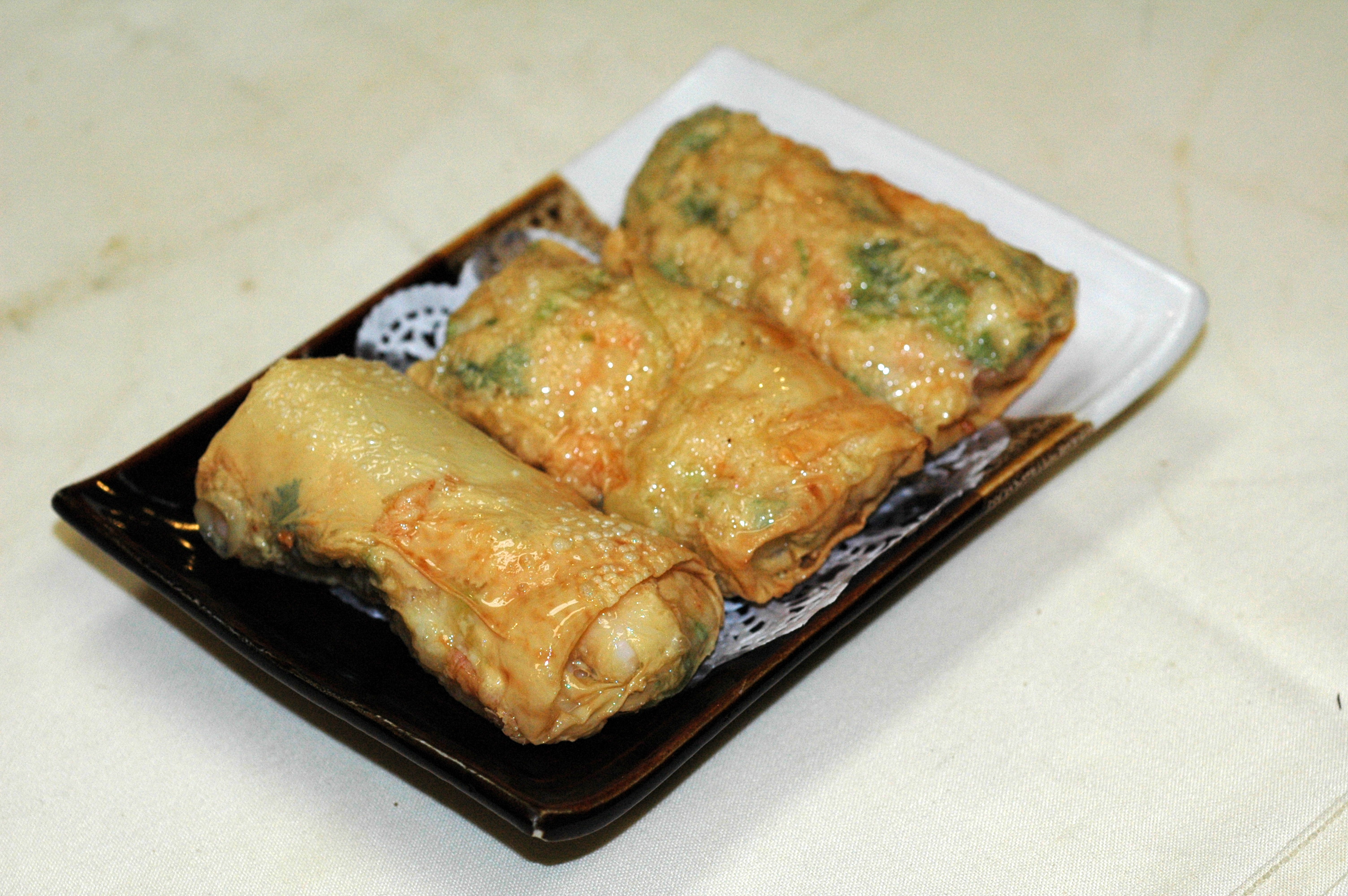 Order Deep Fried Tofu Skin Roll food online from Asian Pearl store, Richmond on bringmethat.com