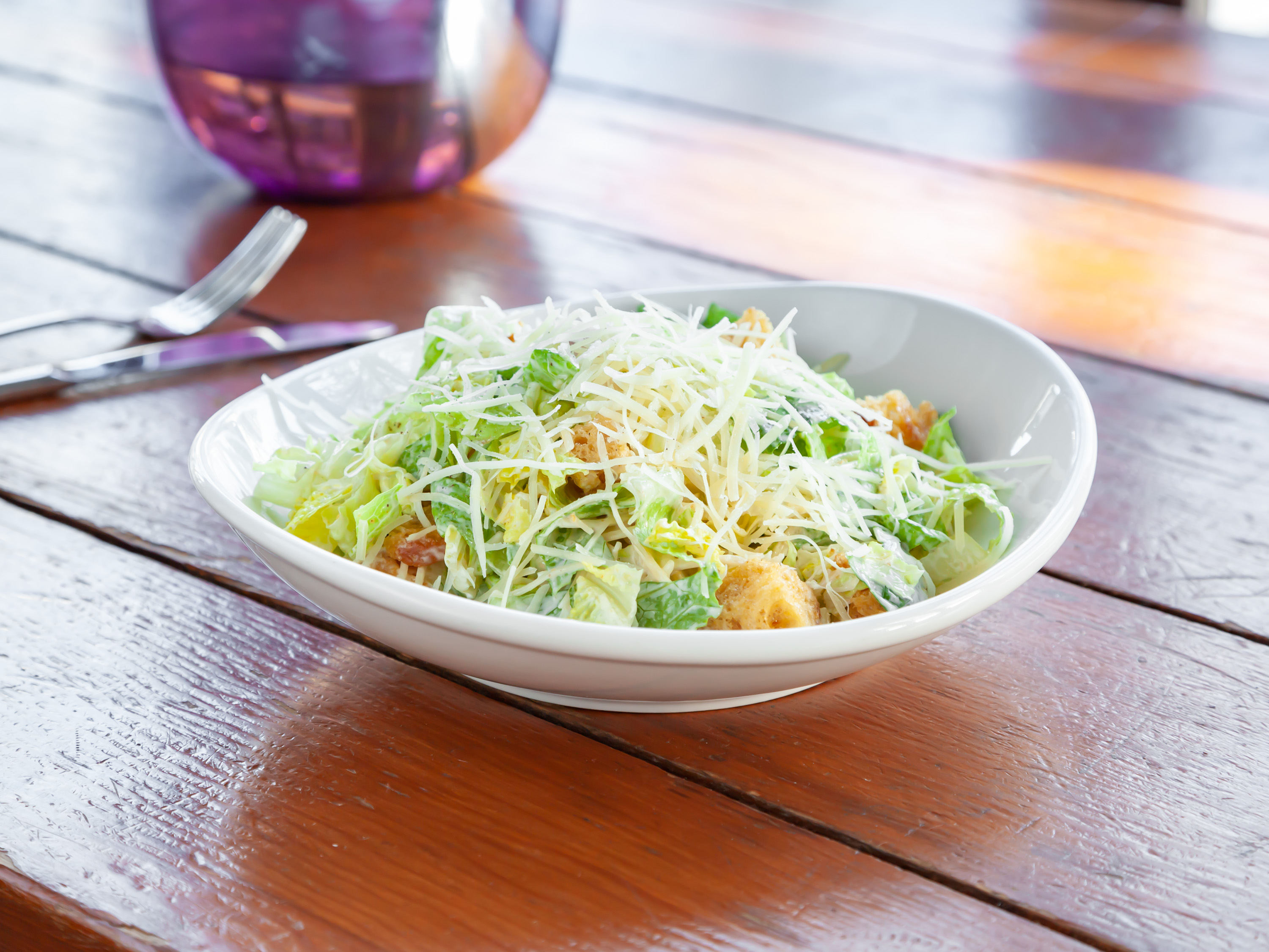 Order House Caesar Salad food online from Caffe Chiave store, Oakland on bringmethat.com