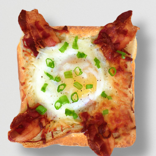 Order Bacon Egg and Cheese Toast food online from Coffee And Water Lab store, San Jose on bringmethat.com