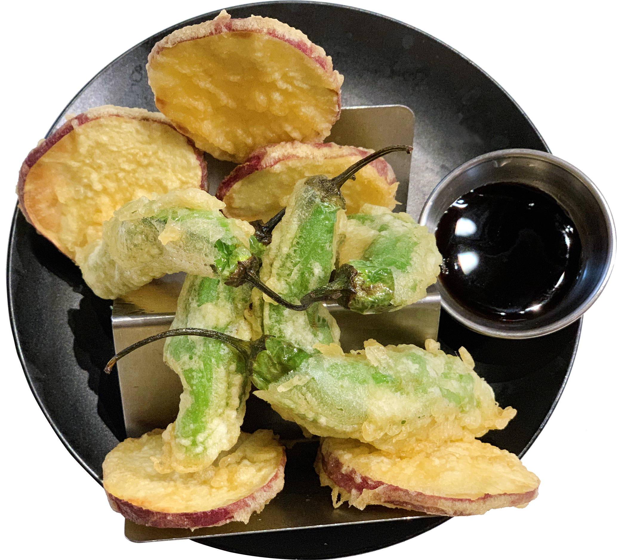 Order A39. Seasonal Veggie Tempura food online from Yokohama Ramen Izakaya store, Wichita on bringmethat.com