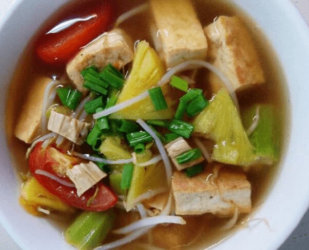 Order 37. Tamarind Soup with Fried Tofu food online from Saigonese store, Hartsdale on bringmethat.com